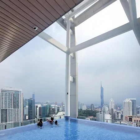 Lx 36A 2Queen Bed Infinity Pool Klcc View Kuala Lumpur Luaran gambar
